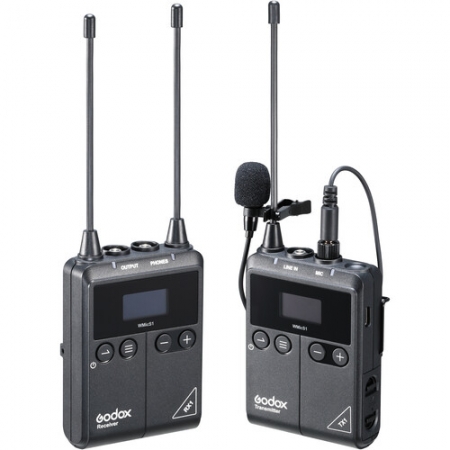 Godox WMicS1 Kit 1 Wireless Omni Lavalier Microphone System